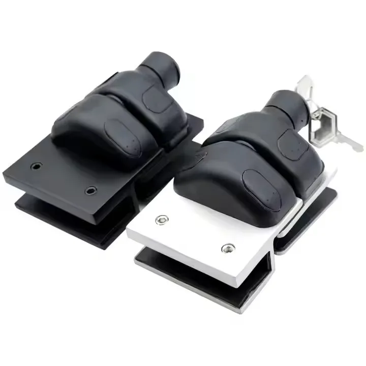 Stainless steel locks and glass latches for pool or fence hinges, window and door hardware with glass doors