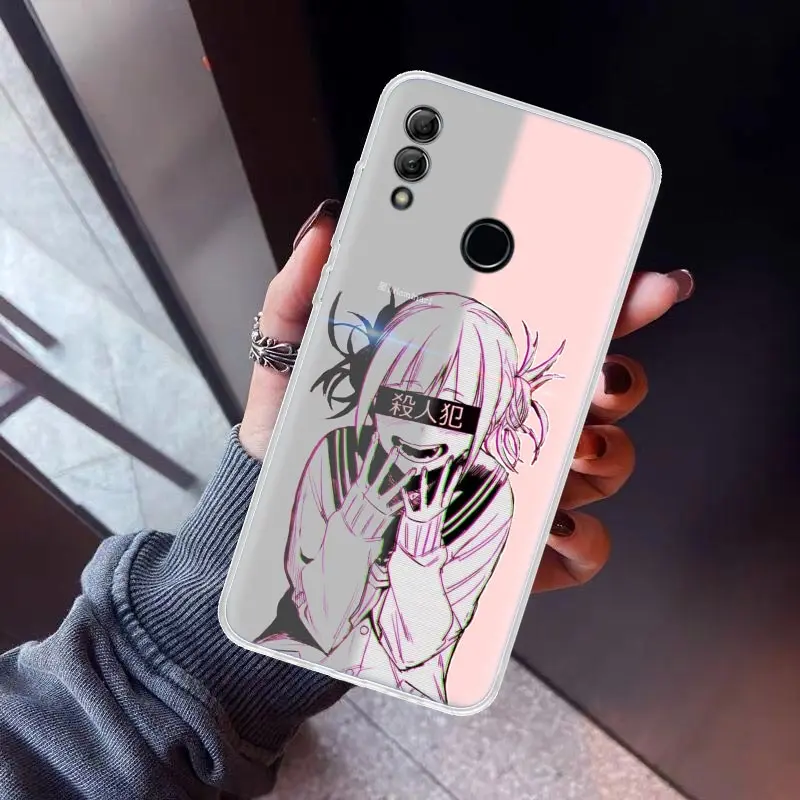 Anime Himiko Toga Waifu Soft Phone Case For Huawei Honor 10 Lite 9 20 8S 8X 9X Y5 Y6 Y7 Y9S P Smart Z 2019 7A 7X 8A Pro Coque Co