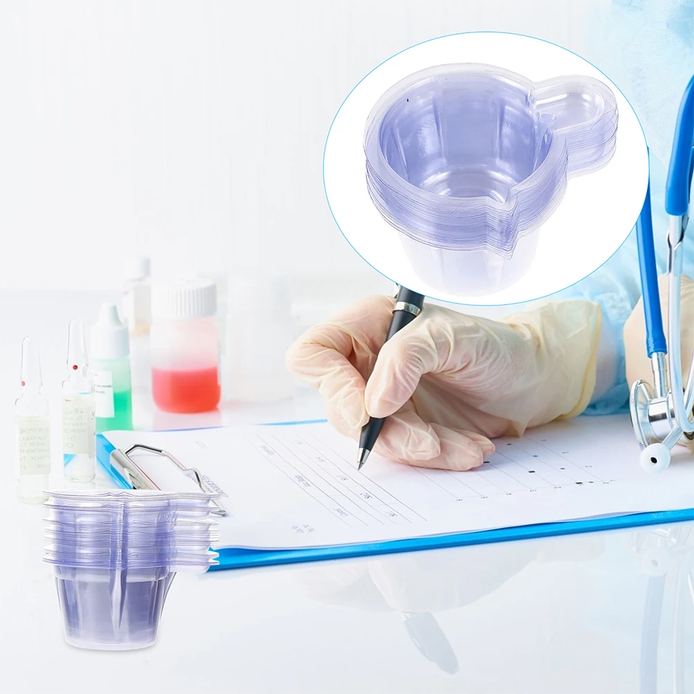 

200 Pcs Urine Cup Sample Collector Cups Collection Pee for Testing Specimen Container Wide Mouth