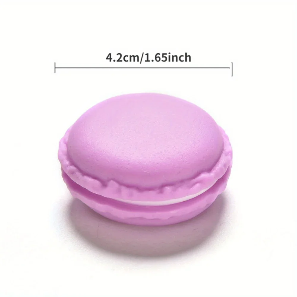 6pcs Random Colors Macaron Storage Box Candy Organizer for Eraser Gift Home Small Macaron Jewelry Storage Box