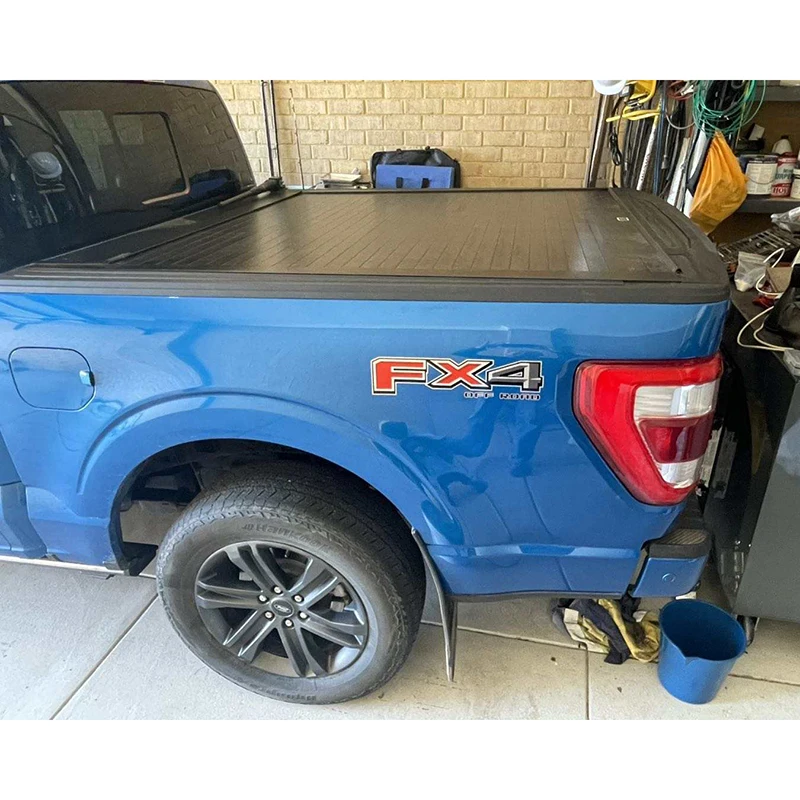 

Auto Retractable Aluminum Rolling lightning Tonneau Cover for 2022-2025 F150 Bed Cover