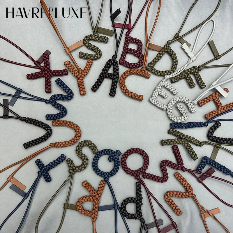 

Тканая кожаная сумка с буквами, очаровательная женская сумка, модная сумка ручной работы из воловьей кожи, высококачественный кулон, украшение, сумка, аксессуары