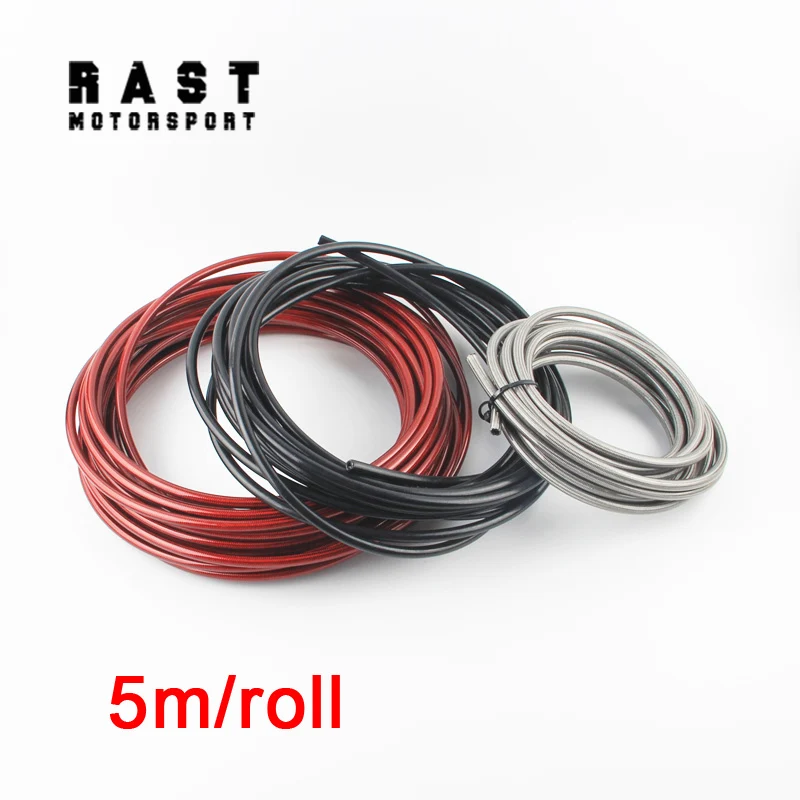 

Мотоцикл AN3 5 м/лот плетеный тормозной шланг из нержавеющей стали из ПТФЭ Шланг FLUID ГИДРАВЛИЧЕСКИЙ Шланг тормозная ПТФЭ Газ Мазут Топливная трубка Труба