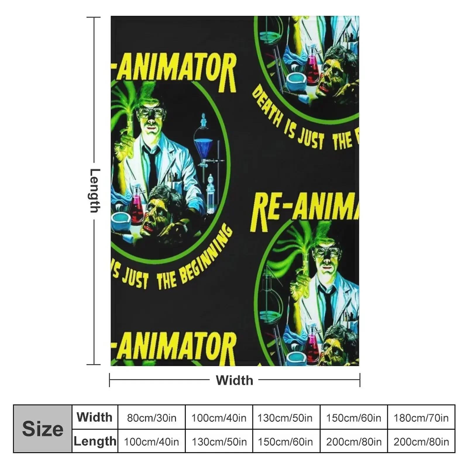 Re-Animator Throw Blanket Summer Luxury Designers Picnic for babies Flannel Blankets
