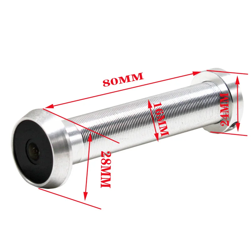 Peephole No Expansion Hole Diameter 16mm 1080P Wide Angle Cat Door Eye Hole Camera Security Wifi Mini IR Wireless Camera Viewer