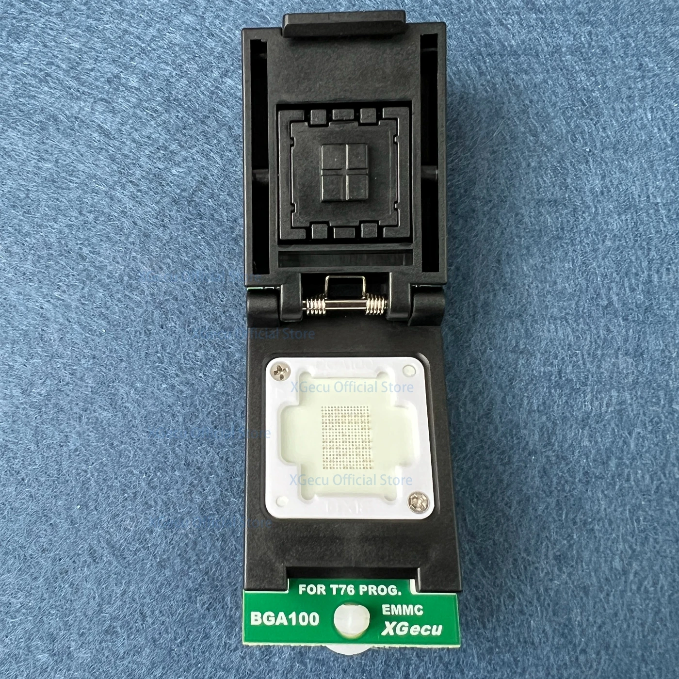 XGecu T76 programming EMMC BGA100 Adapter IC Socket, Dual Head Probe Holder, Reliable contact, long service life