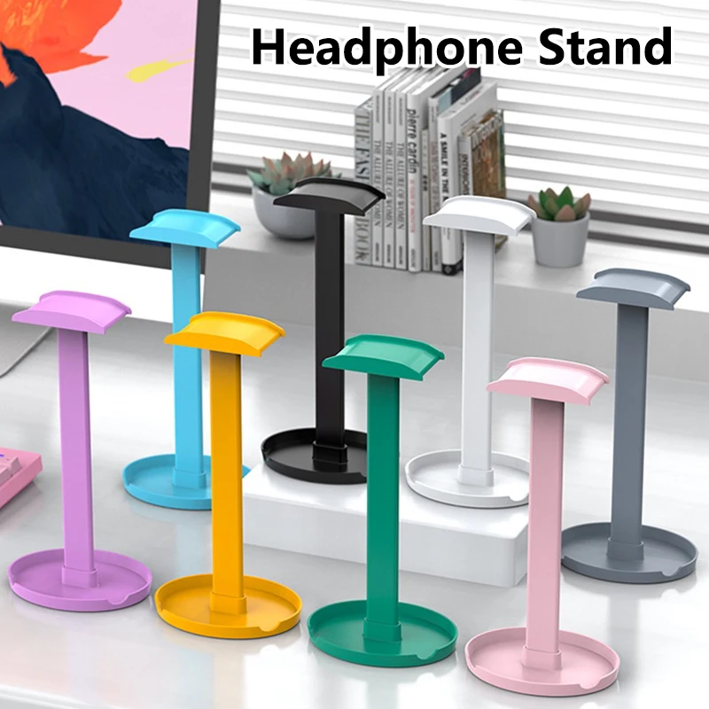 حامل سماعة الرأس العالمي المحمول حامل سماعة الألعاب رف منظم سطح المكتب سماعة عرض قوس ل AirPod