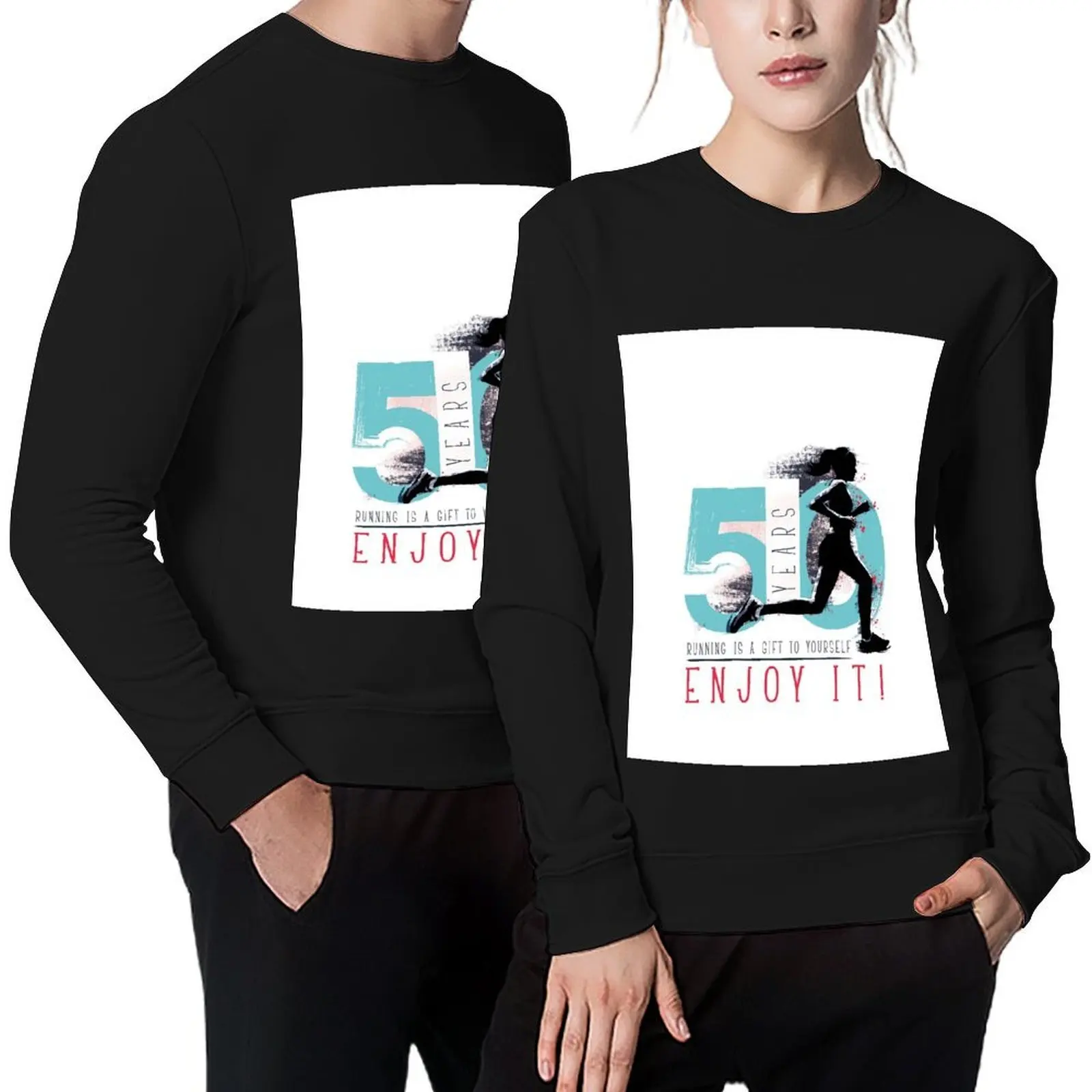 

Runner - 50th Birthday Pullover mens clothing autumn jacket men men clothes fashion men sweatshirt