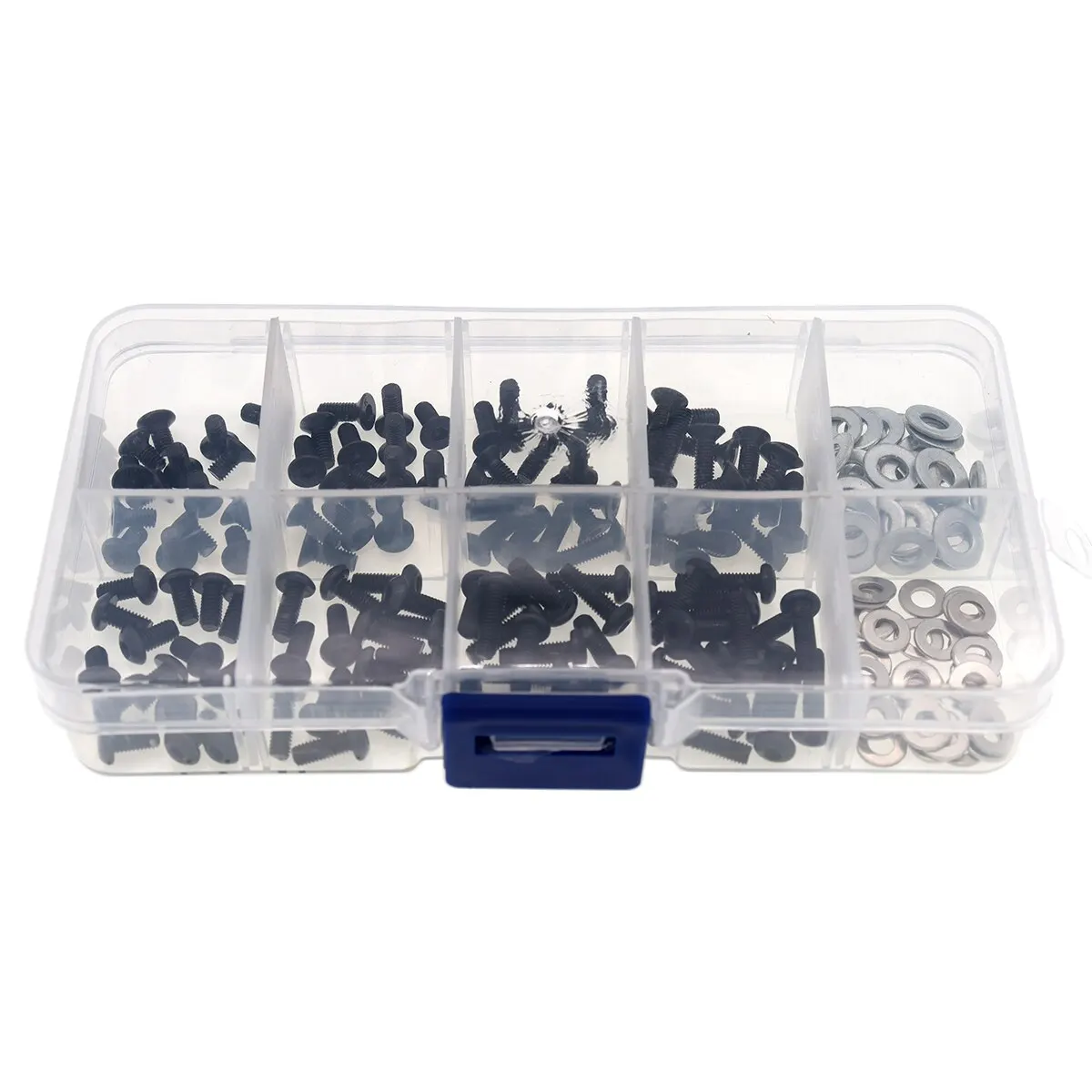 Screw Box Kit Bolt Washer Hardware Fasteners 180/340 Pieces For Traxxas Axial Redcat HSP HPI Arrma Losi 1/8 1/10 Scale Car M3 M4