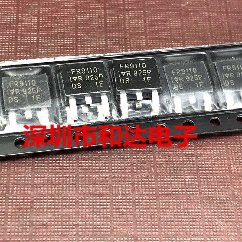 20Pcs Orginal Nieuwe FR9110 IRFR9110 To-252 100V 3.1A