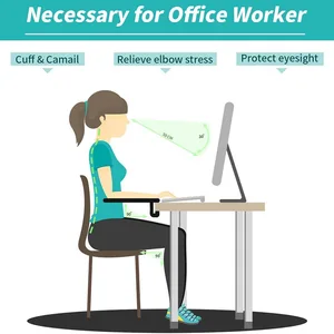 مسند ذراع الكمبيوتر ، حامل مسند معصم لوحة مفاتيح مريحة قابل للتعديل ، موسع مسند ذراع ، حامل لوحة ماوس دوارة أفضل 10 موسع مكتبي مريح مبيعا - رقم 5