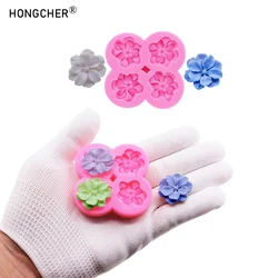 Flower Resin Phone Case Headband Hairpin Jewellery Accessories Drip Mould Cherry Blossom Chocolate Cake Silicone Mould