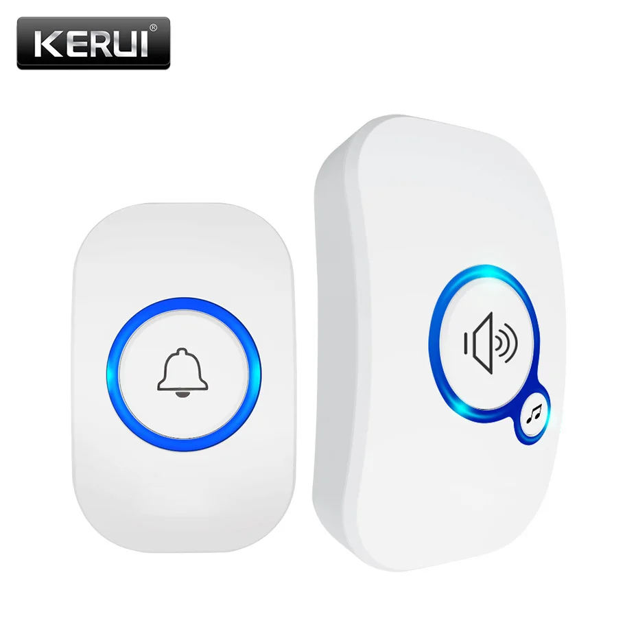 KERUI Wireless Doorbell Home Welcome Smart Doorbell Long Wireless Distance 32 Songs Home Door Chimes