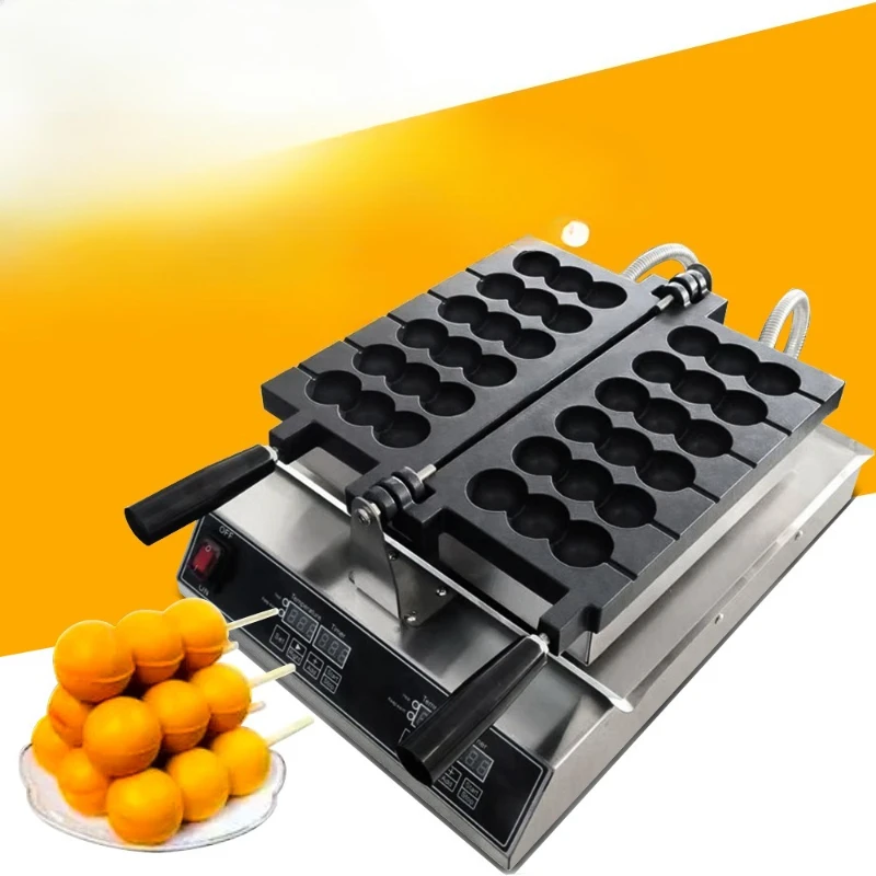 Qwinn 220V/110V Egg Waffle Skewers  Electri Booth Special Food Baking Machine