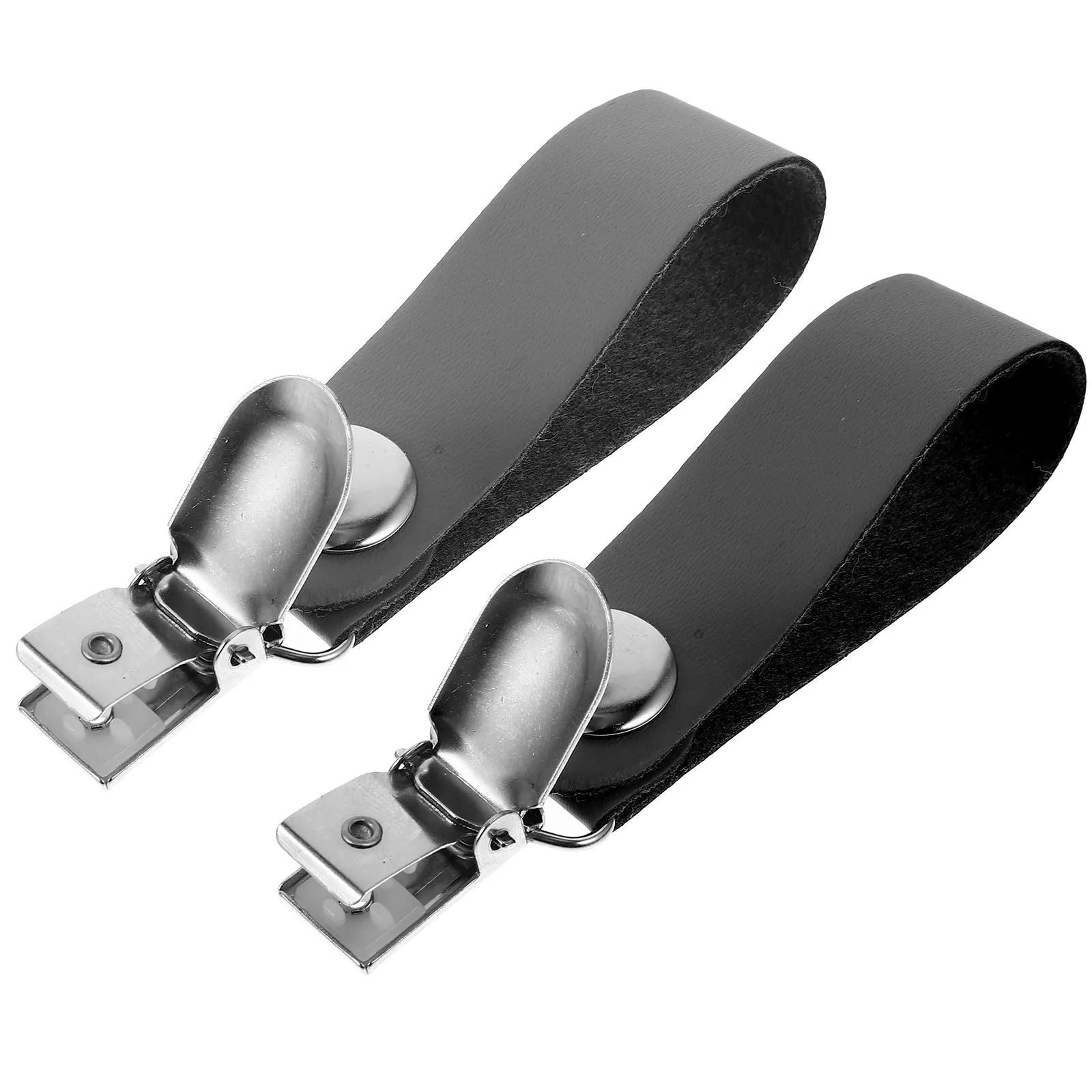 

2Pcs Hat Clip Travel Metal Portable PU Clip Hat Holder for Bag Multifunctional Accessory Suitable for Hiking Outdoor