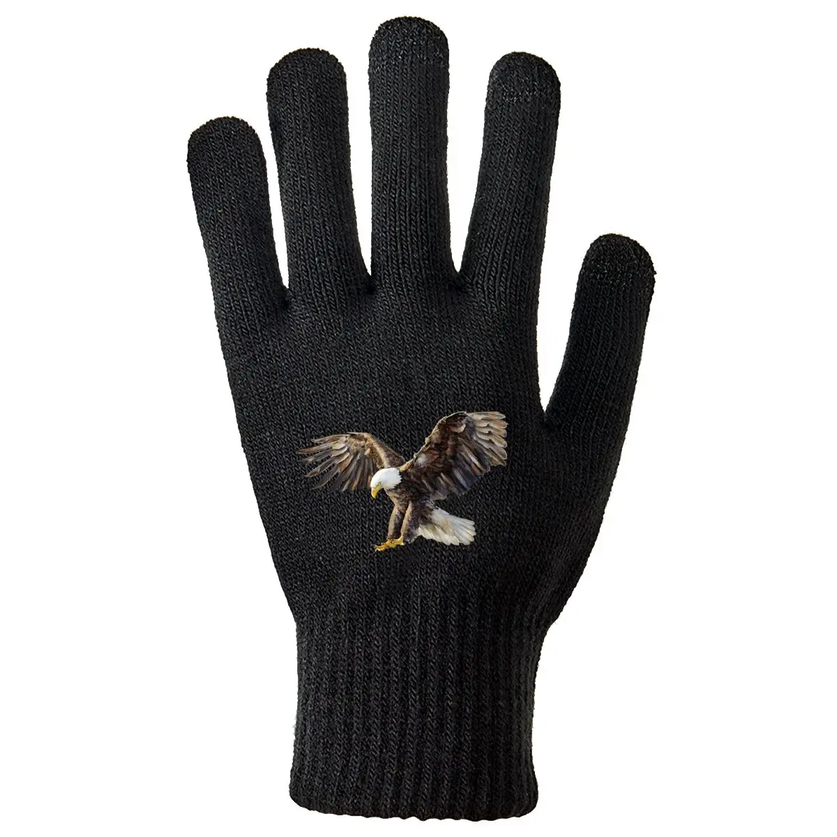 Eagle Portrait Outdoor Cycling Gloves Warm Anti-Slip for Winter Rides