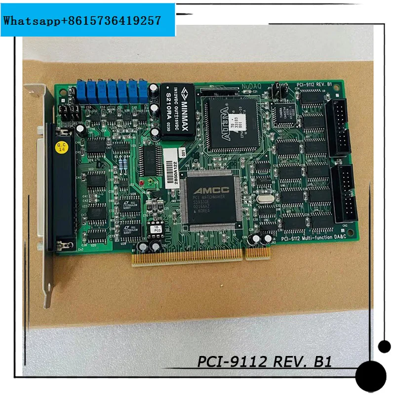 

PCI-9112 REV. B1 For ADLINK PCI Acquisition Card Multifunctional Data Acquisition Card Perfect Tested