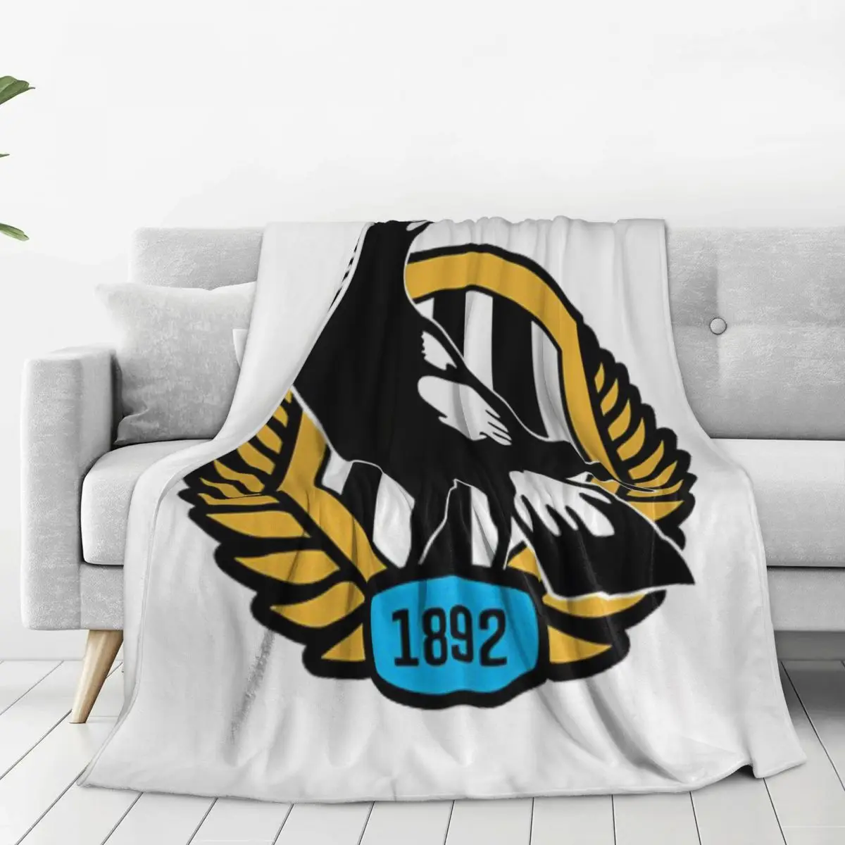 نيوكاسل يونايتد شعار البديل بطانية لينة الدافئة الفانيلا رمي بطانية أفخم للسرير غرفة المعيشة نزهة السفر المنزل الأريكة #6