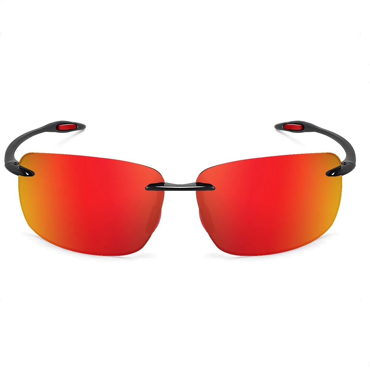 JULI Polarisierte Klassische Sportsonnenbrille für Männer & Frauen Tr90 Rahmenlos für Laufen Angeln Golf Autofahren Gafas De Sol Hombre MJ8 – Detail 13