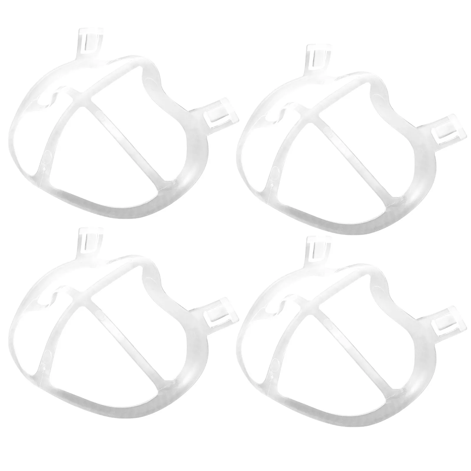 

10Pcs Skin-Friendly Silicone Mask Inner Bracket 3D Contour Support Non-Slip Lightweight Mask Stand for Nose Mouth Protection