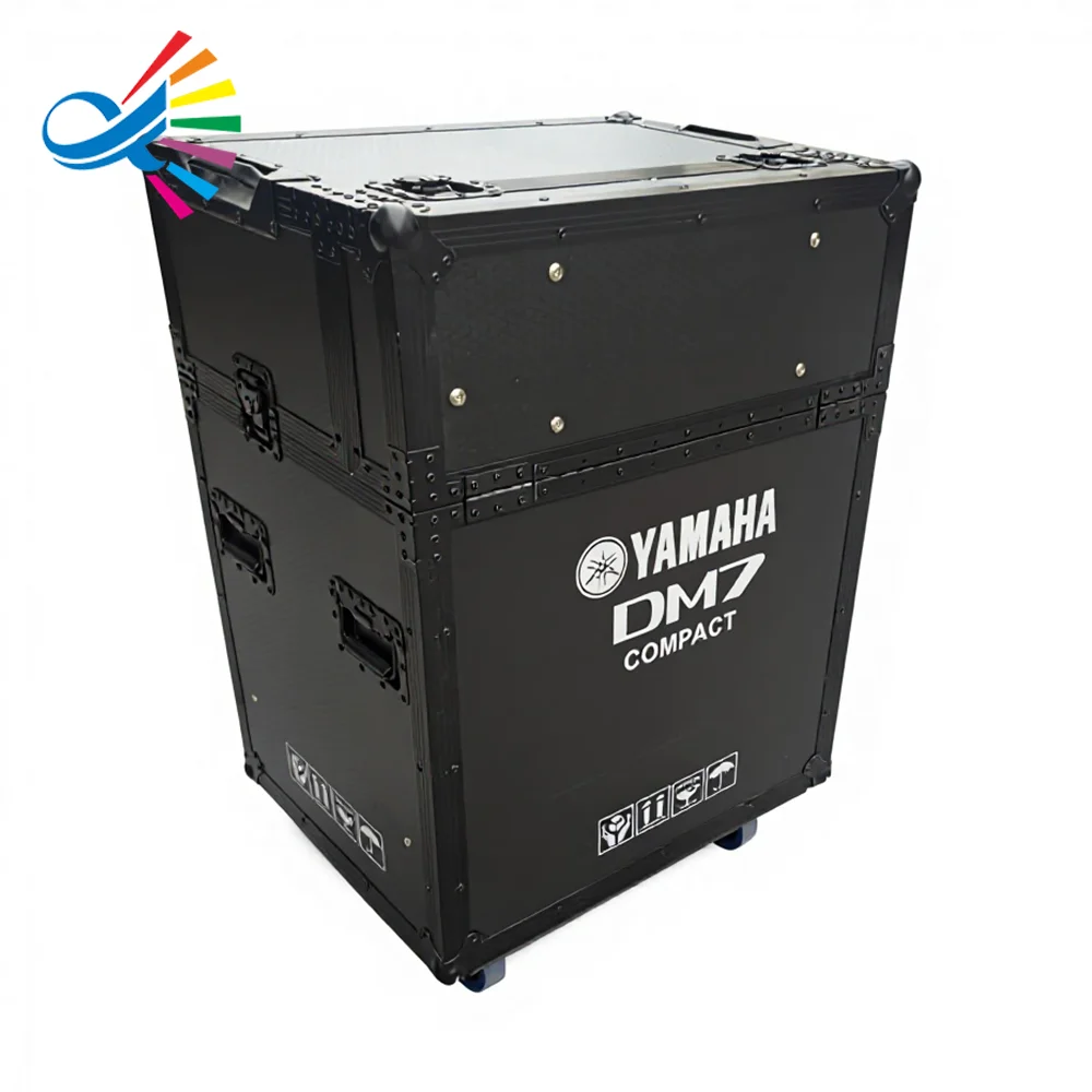 High Quality Hydraulic Lifting System  DM7 COMPACT Mixer Flip Flight Case With 2U Space Underneath