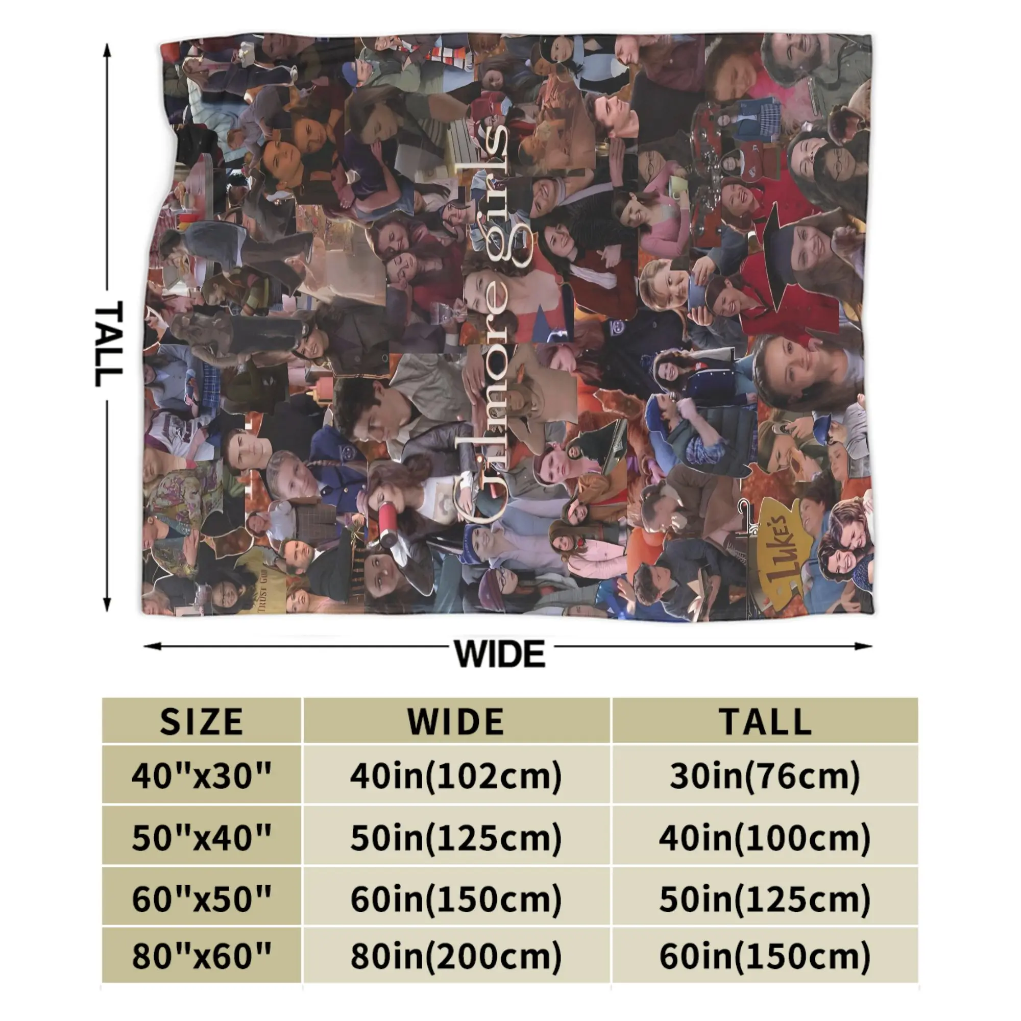 أنا أحب جيلمور الفتيات التلفزيون الأمريكي روري جيلمور بطانية نزهة الفانيلا رمي بطانية للأريكة كرسي سوبر الدافئة المفرش #6