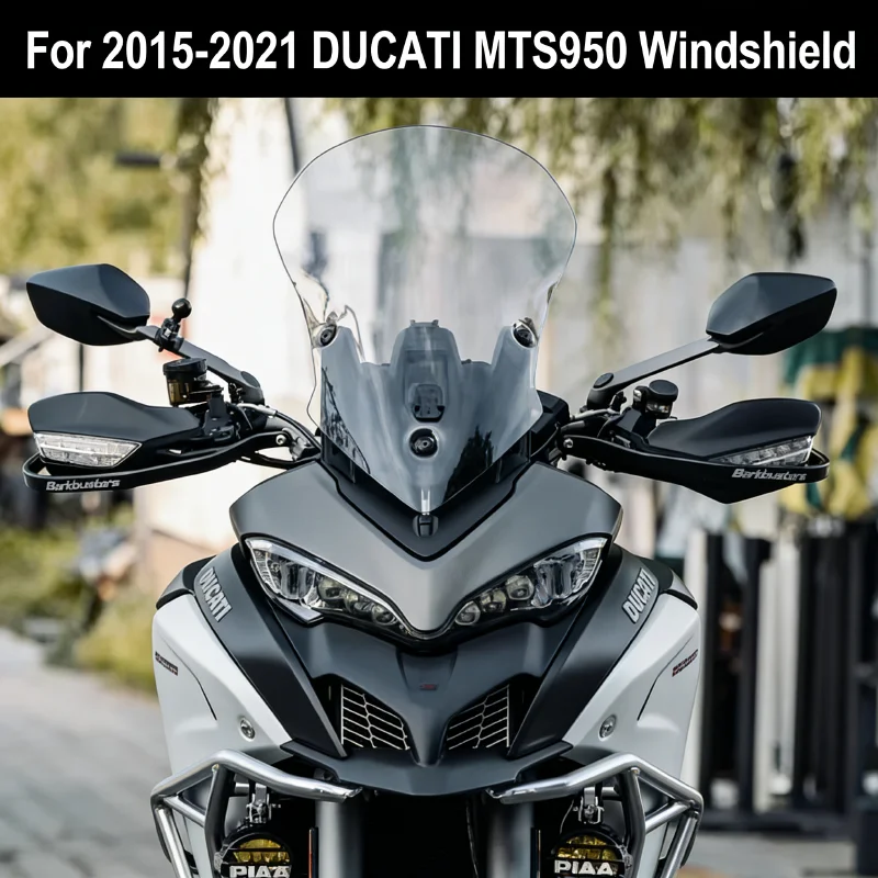 

For 2015-2021 16 17 18 19 20DUCATI MULTISTRADA MTS950S MTS950 MTS1200 MTS1200S MTS1260 ENDURO Motorcycle Windshield Windscreen