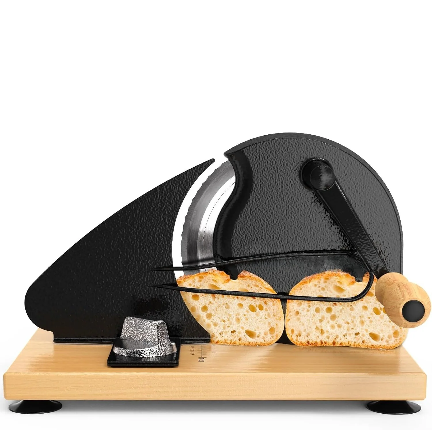 Electric Household Bread Slicer for Homemade Loaves, Adjustable Thickness Bakery Cutter for Toast and Sandwiches