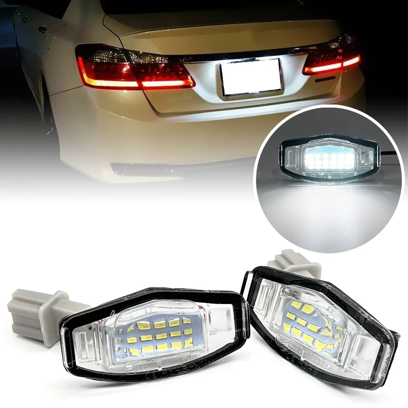 

2 шт. светодиодный светильник номерного знака для Honda Civic 2001-2015 Accord 2003-2017 Odyssey 00-04 Pilot 03-08 Acura MDX RL TSX RDX TL ILX