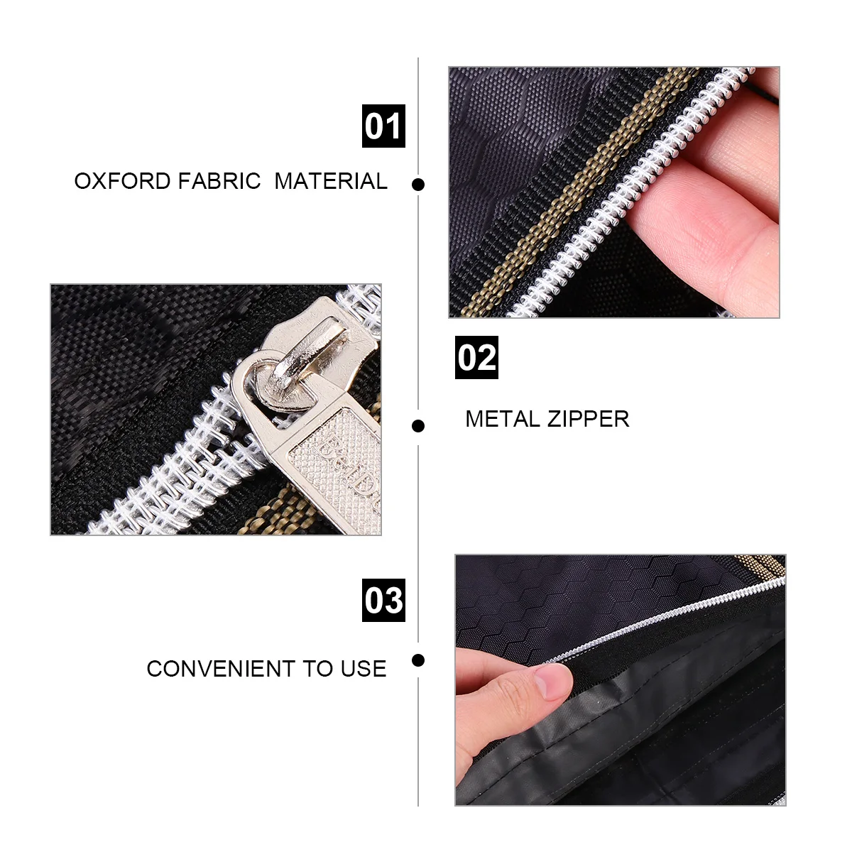 

2 Pcs A3 Multi-layer Portable File Bag Organizer Document Storage Bags Folder Laptops with Zipper Travel Tote
