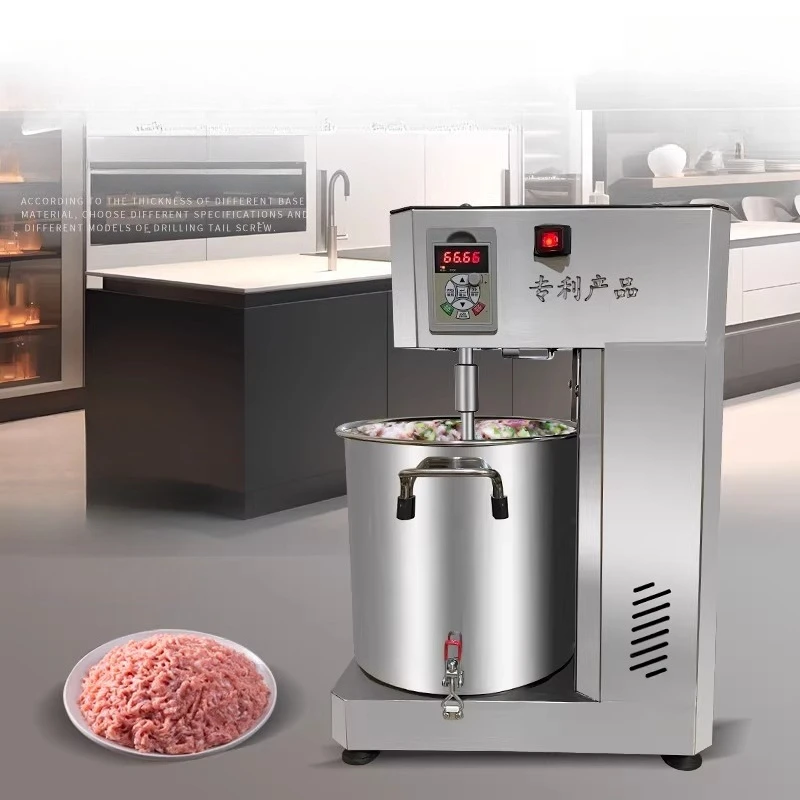 Mezcladora Mecánica: Máquina Mezcladora Multiusos para Relleno de Carne, Empanadillas, Bollos, Salchichas y Masa de Jamón JT40