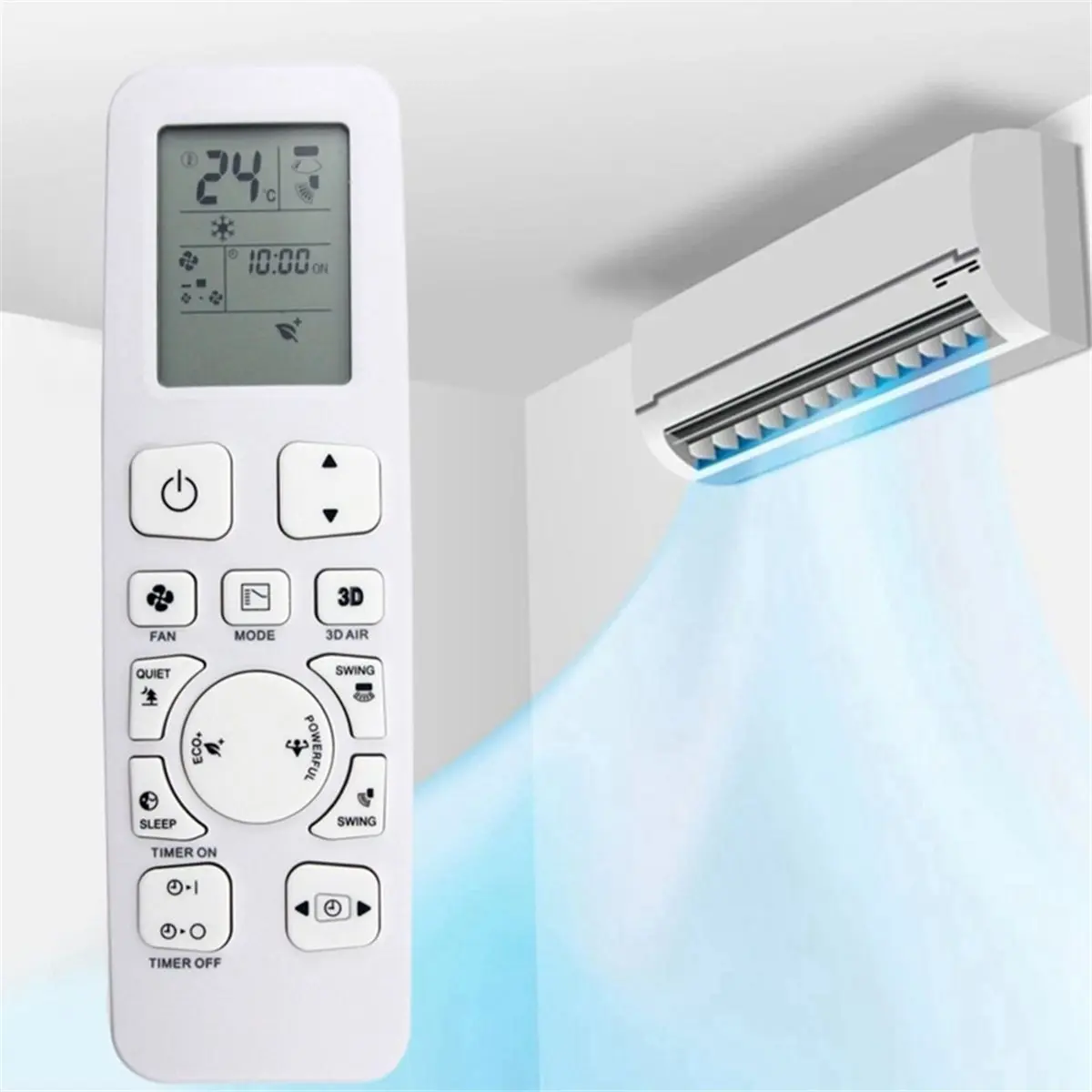 DT75BG Replace 3P537588-3A A/C Remote Control for Air Conditioner FTKA25-50AV1H AC Remote Control