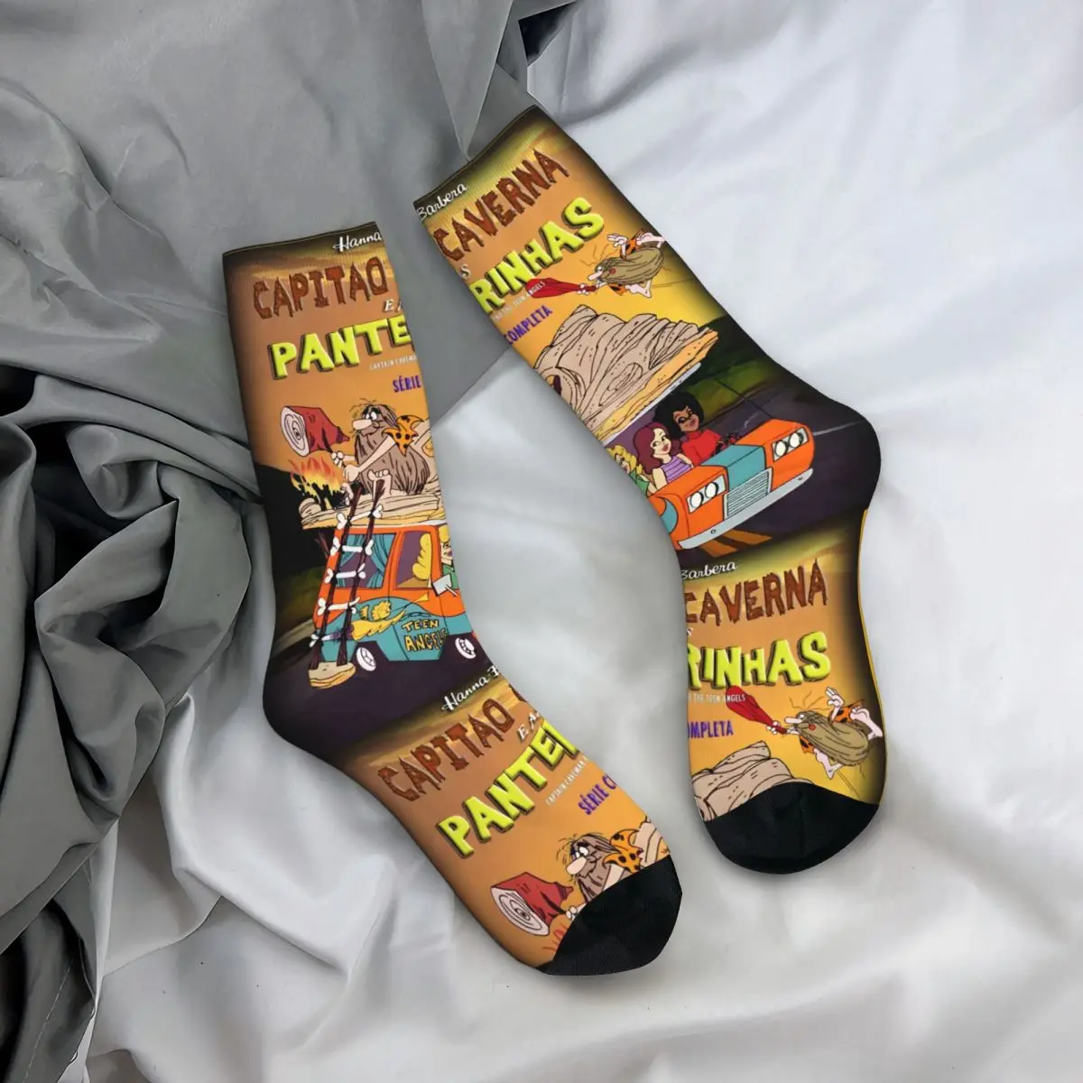 

Captain Caveman And The Teen Angels Unisex Winter Socks Outdoor Happy Socks Street Style Crazy Sock