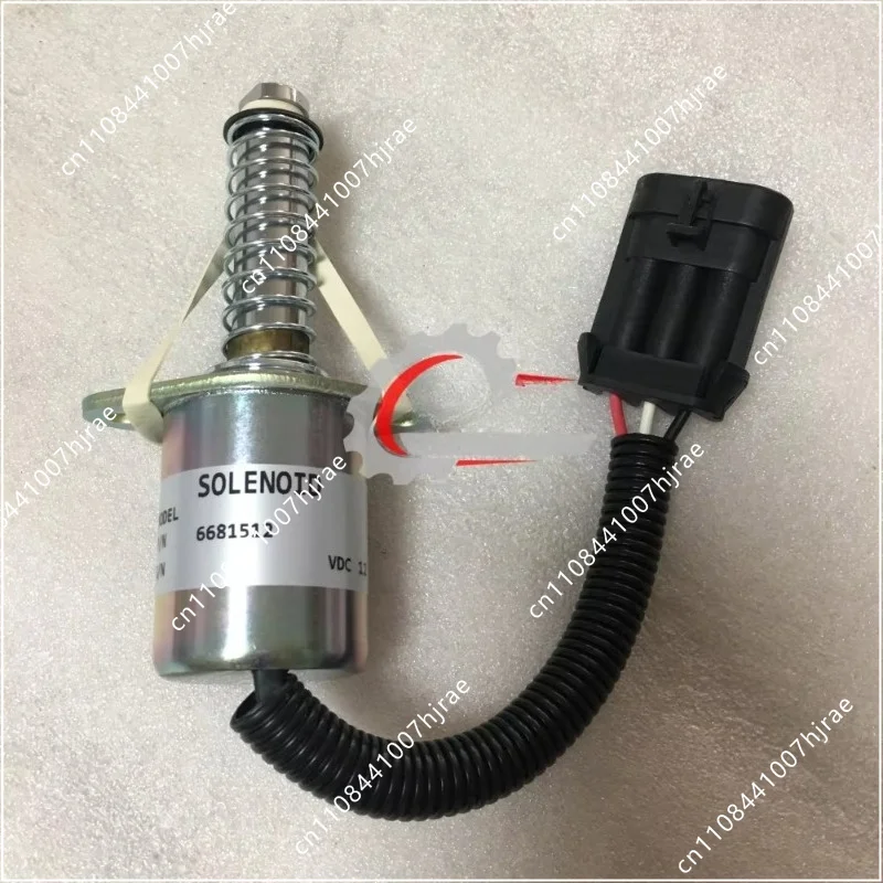 Loader 12v stop solenoid valve 6681512 S160 S175 S185 S220 S300 S330 S450 S510 S530 S550 S570 S590