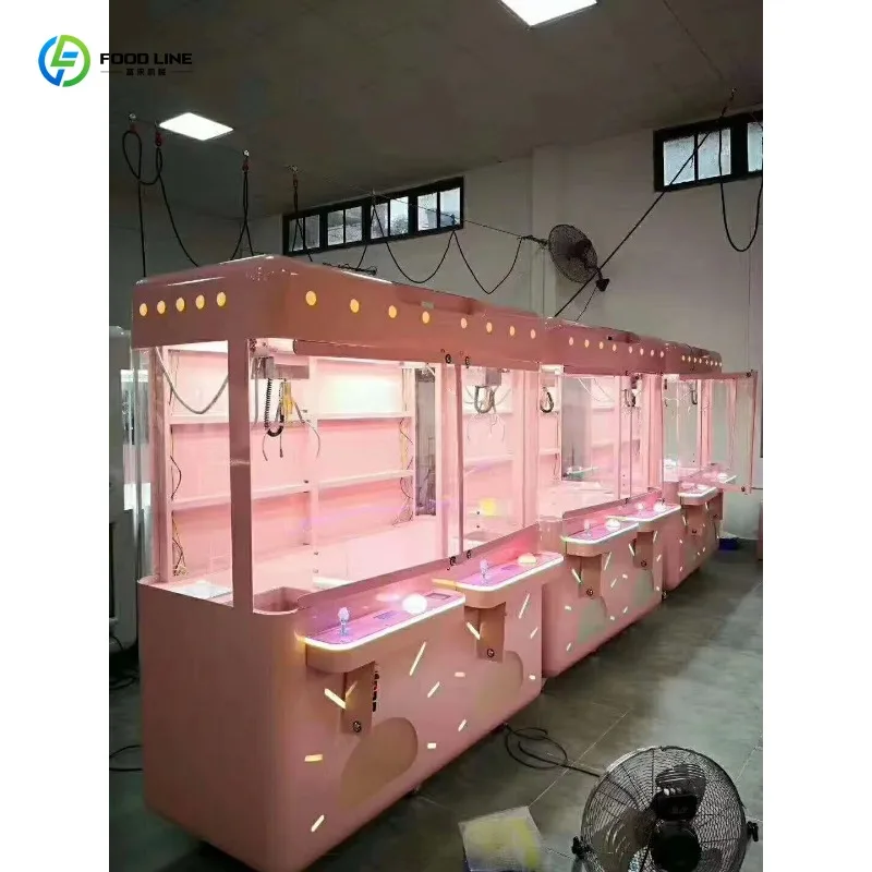 Customized 2 Player Big Toy Crane Claw Machine Malaysia Indoor Coin Operated Arcade Doll Amusement For Sale