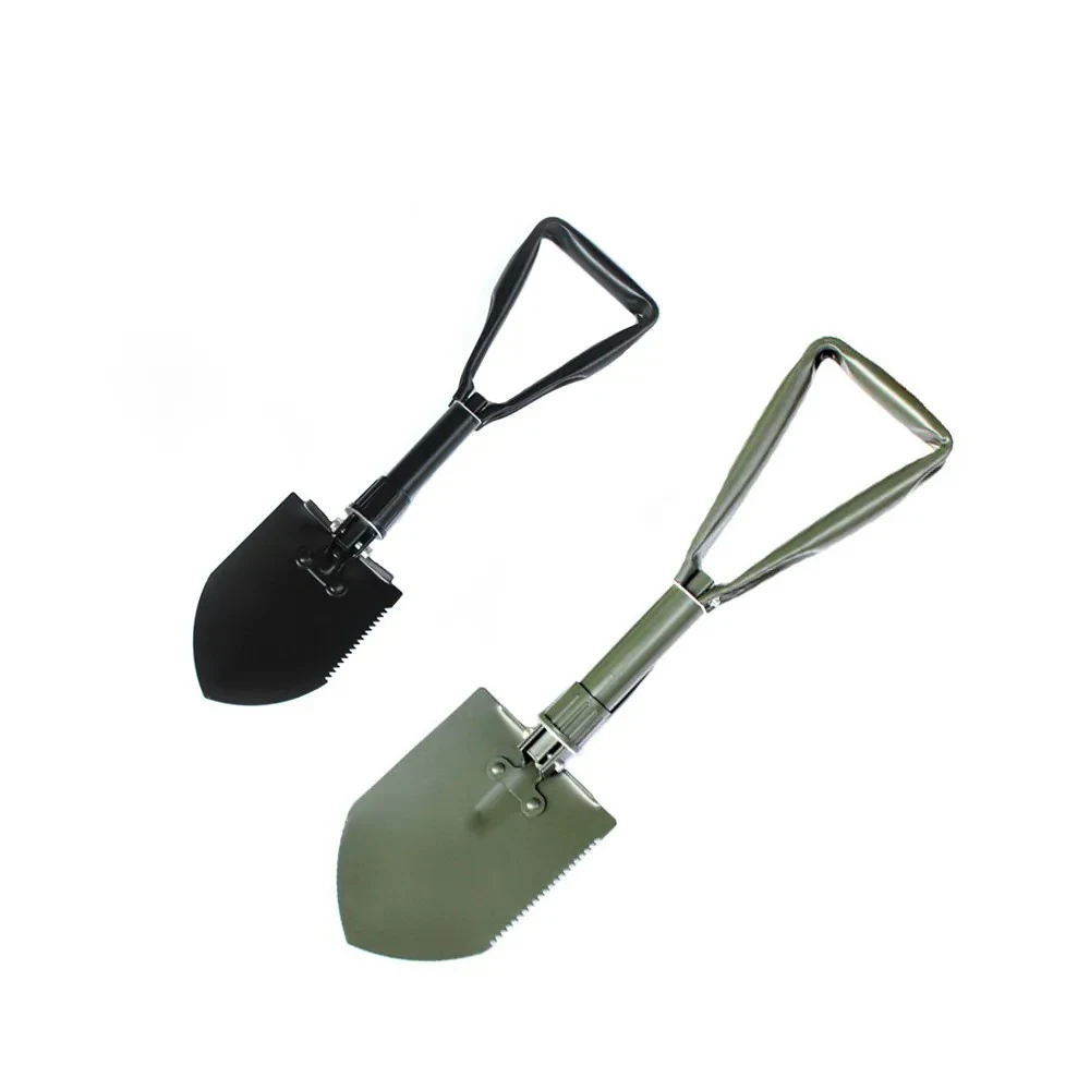 

New Folding Shovel Portable Multifunction Stainless Steel Survival Spade Trowel Camping Outdoor Cleaning Tool