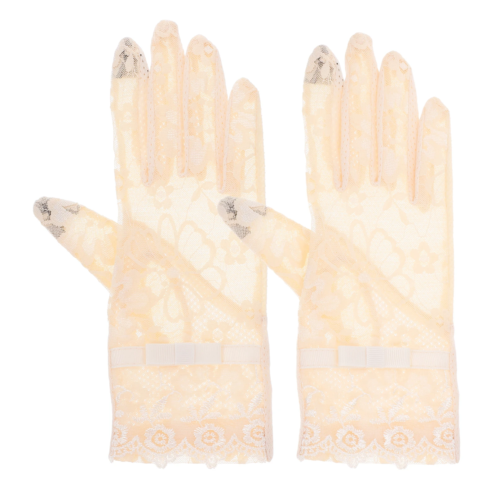 

1 Pair Mesh Lace Women Short Bridal Wedding Party Halloween Banquet Tea Vintage Cosplay Cocktail Opera Gloves For Ladies Prom