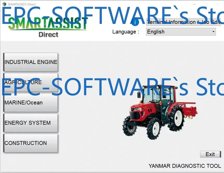 EPC-SOFTWARE SMARTASSIST -Direct Diagnostic V2.47 UNLOCK for Yanmar