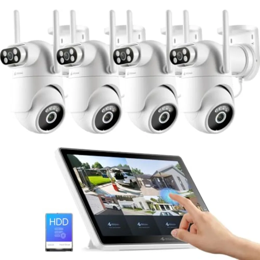 Wireless security camera system for outdoor use