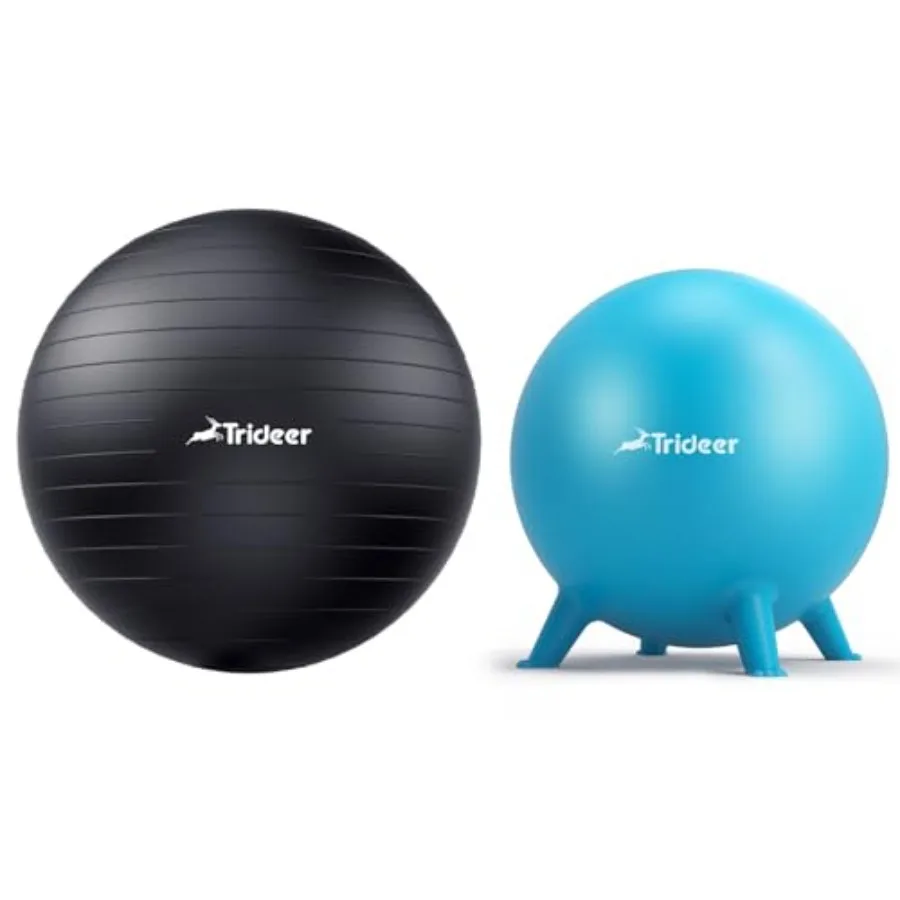 

Extra Thick Yoga Ball Exercise Ball, 5 Sizes Ball Chair, Flexible Seating for Classroom Elementary, Yoga Ball Chairs for