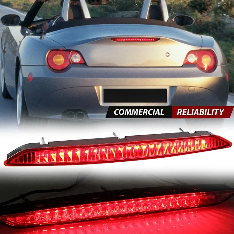 For BMW Z4 E85 2003-2008 High Level Stop Brake Light Assembly Red/White Third Brake Stop Light LED High Mount Light Lamp