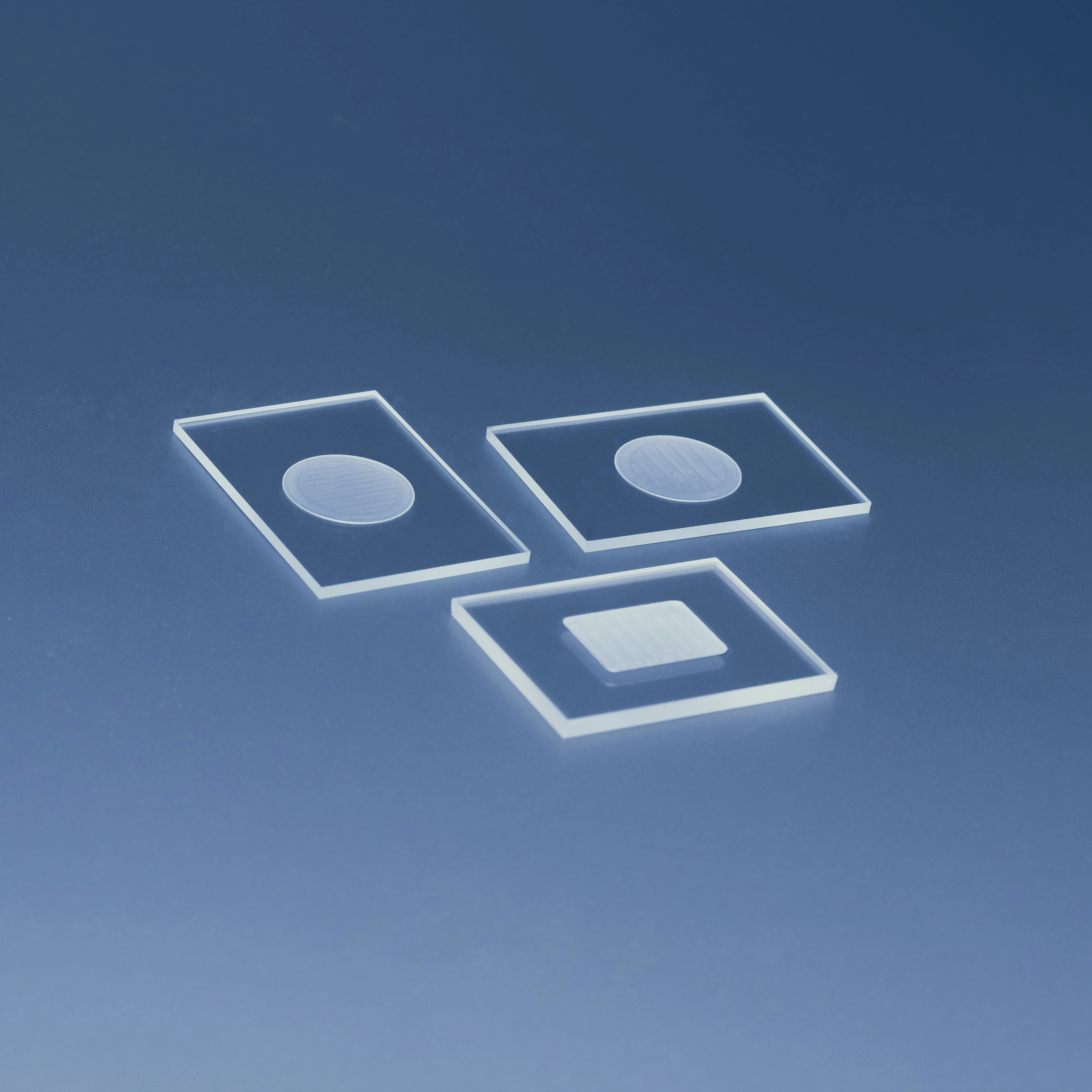 50mmx35mmx2mm Quartz Glass XRD Sample Slot X-ray Diffractometer Powder Slide Square Optical glass/Round/Frosted Groove