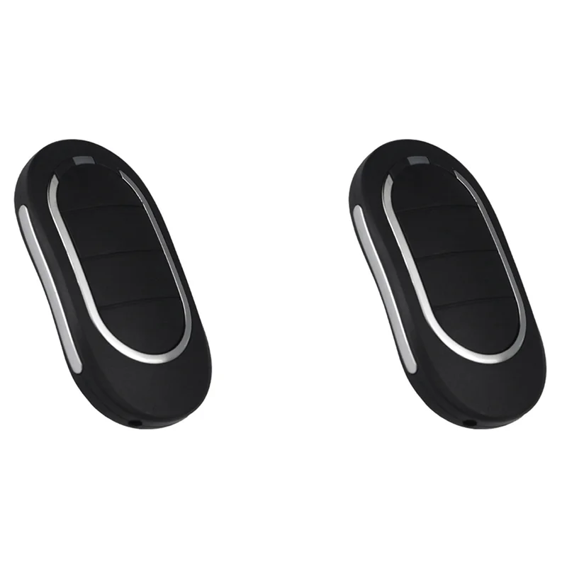 2X For Alutech AT-4N Remote Control 433Mhz 4 Buttons Garage Door Learning Code Barriers Automation Keychain-Y47A