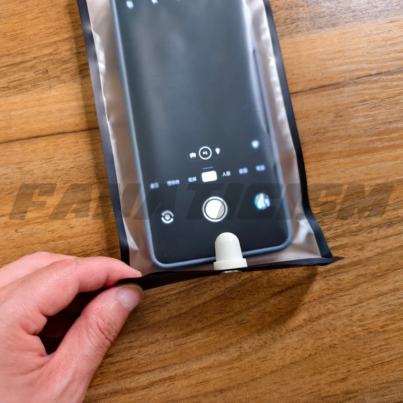 100 sztuk – pokrowiec na telefon z zabezpieczeniem przed nagrywaniem obrazu, zabroniony dostęp do zdjęć, pokrowiec na telefon z materiału PE, zapewniający prywatność, wielorazowy pokrowiec na telefon komórkowy, idealny na wesela i inne wyda — zdjęcie produktu 4