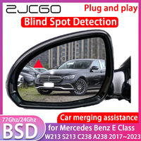 for Mercedes Benz E Class W213 S213 C238 A238 Blind Spot Detection Car BSD BSA BSM System Driving Warning Radar Alert Mirror