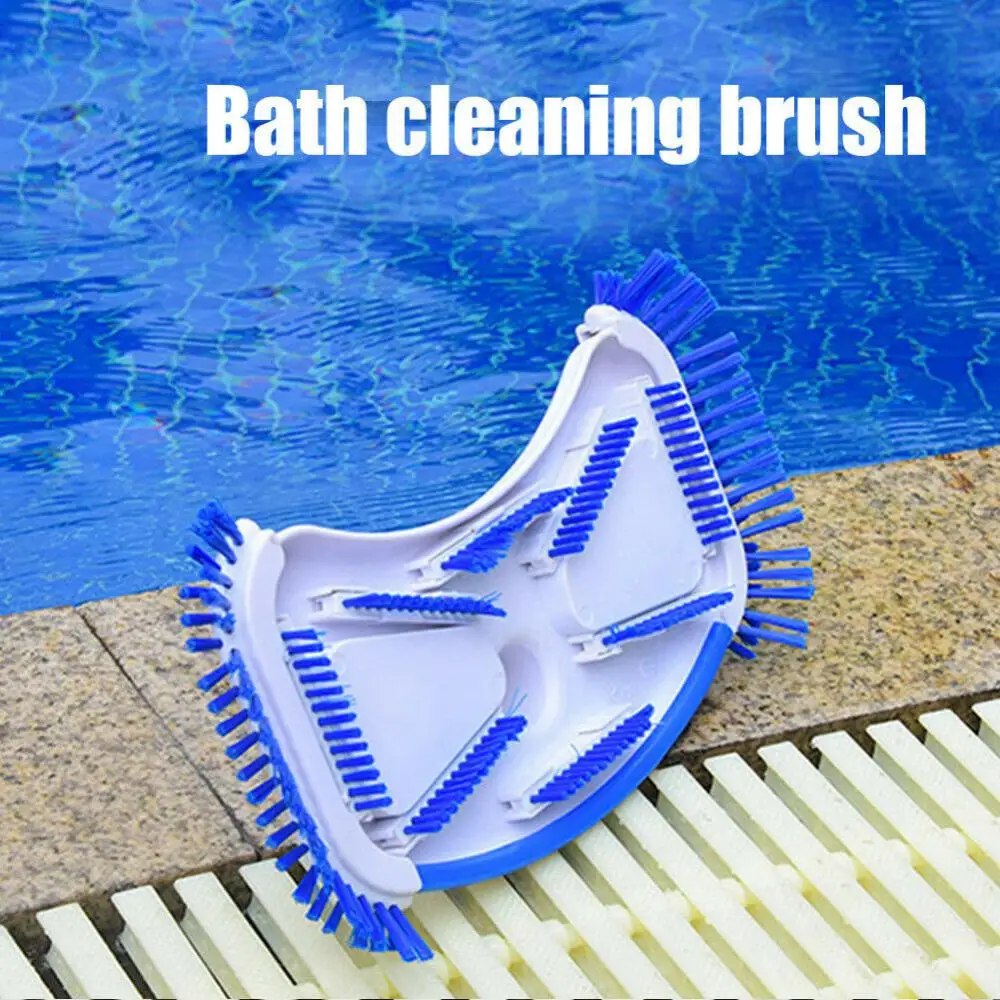 Swimming Pool Curved Vacuum Cleaner Suction Head Save Labour Bath Spas Hotel Shower Cleaning Brush Swimming Pool Cleaning Tools