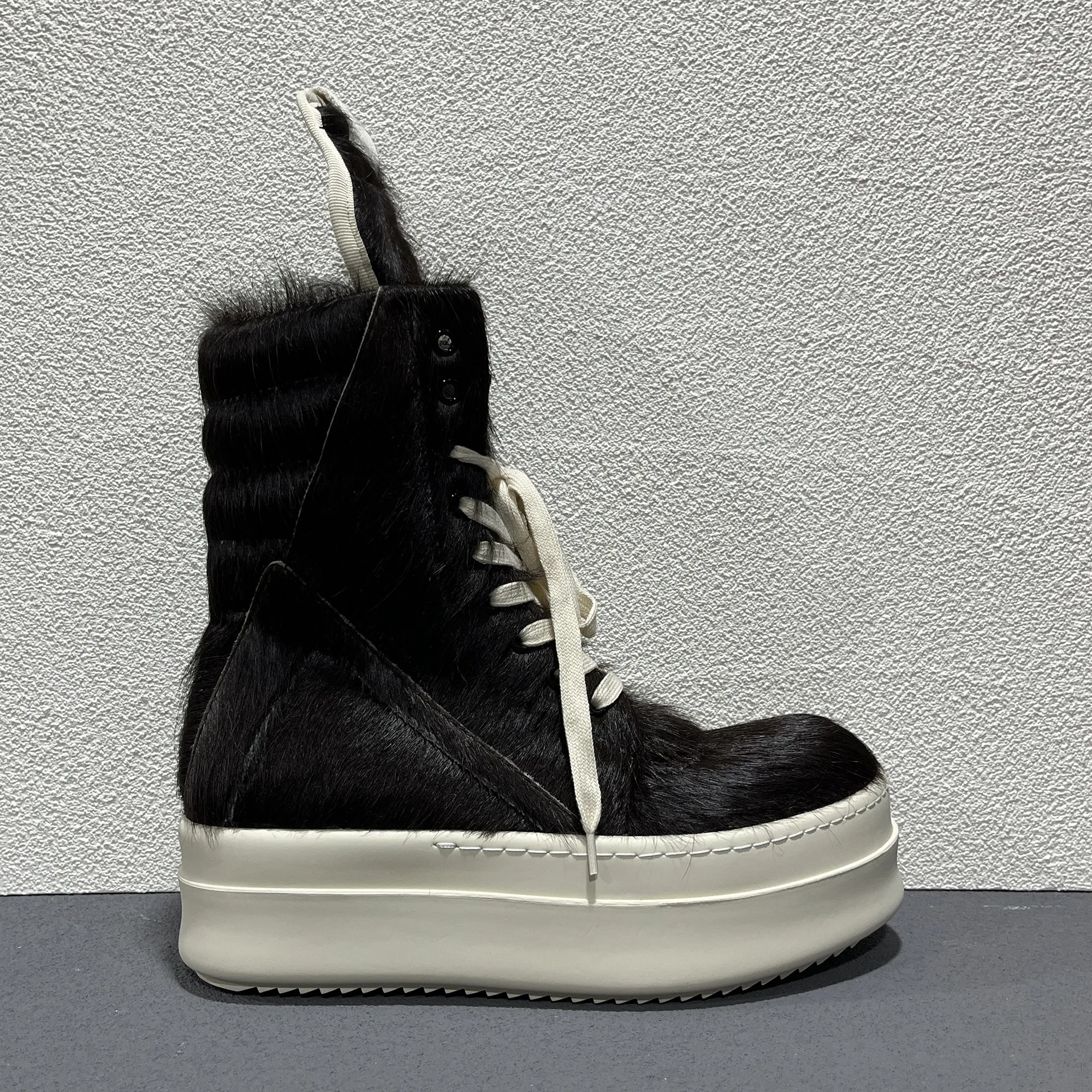 Bottes blanches de luxe en cui - Men Shoes White Colour avis et prix