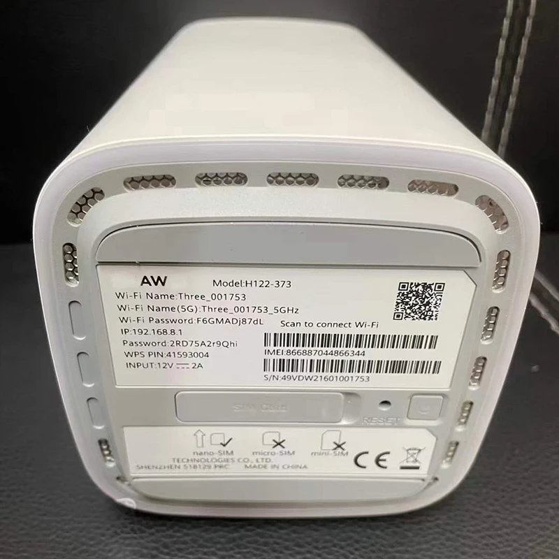 Imagem -04 - Hua-roteador Wifi sem Fio com Cartão Sim Modem Gigabit Doméstico Desbloqueado Huawei 5g Cpe Pro H122373 3.6gbps 4g Lte Cat19