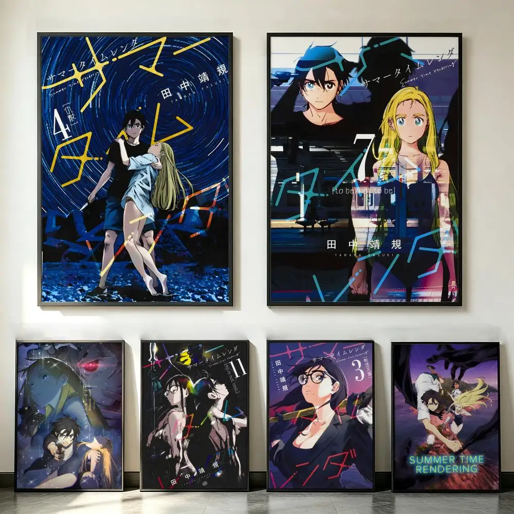 anime Summer Time Rendering Poster Poster HD Trendy SelfAdhesive Wall Art Print For Living Room Bedroom Dorm Office Home Gift