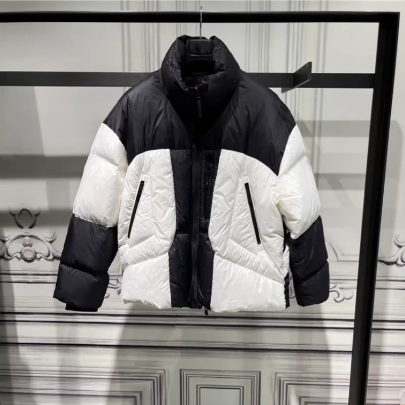 

Original Design Thiened down Jaet 2023 New Winter Stand Collar Splicing Casual Du down Jaet for Youth And Men